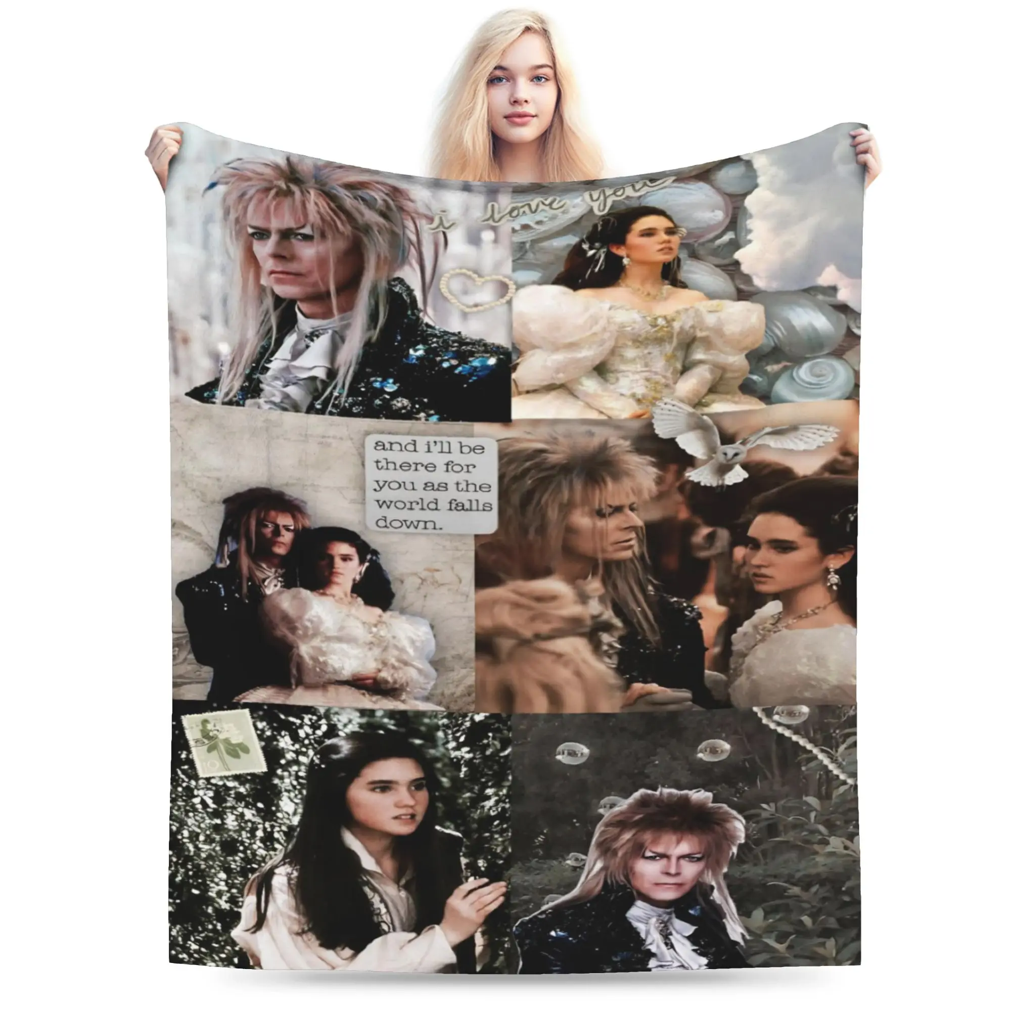 Labyrinth Movie Stuff Blankets Soft Flannel  Throw Blanket Relax Plush Thin Quilt