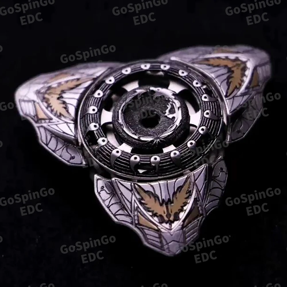 STABILLE EDC-Sondermaterialien Fidget Spinner Fidget-Spielzeug für Erwachsene High-Speed Attack Spinning Three-Blade Fidget Spinner