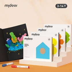 Mideer DIY 20 Pages Doodle Drawing Book Children Colored Picture Books Special Drawing Graffiti Books Thickened Paper Craft Toys