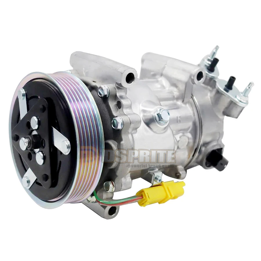 SD6C12 Air Conditioning AC Compressor 1607424980 1671553680 6453QJ 9678656080 9651910980 FOR PEUGEOT 207 307 CC Citroen DS3 C4