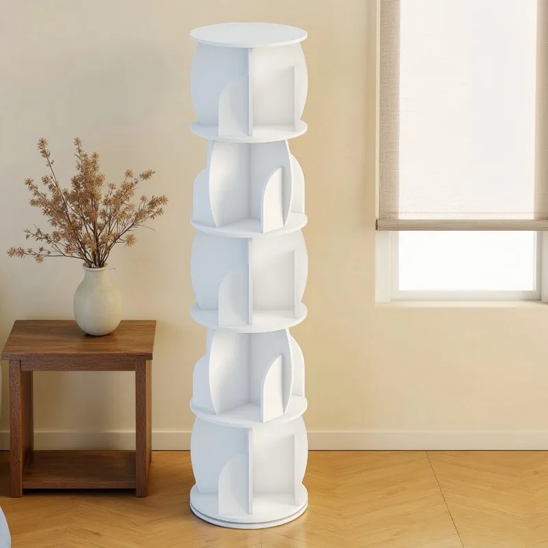 Simple modern floor-to-ceiling bookcase, simple shelf for students in bedroom solid wood