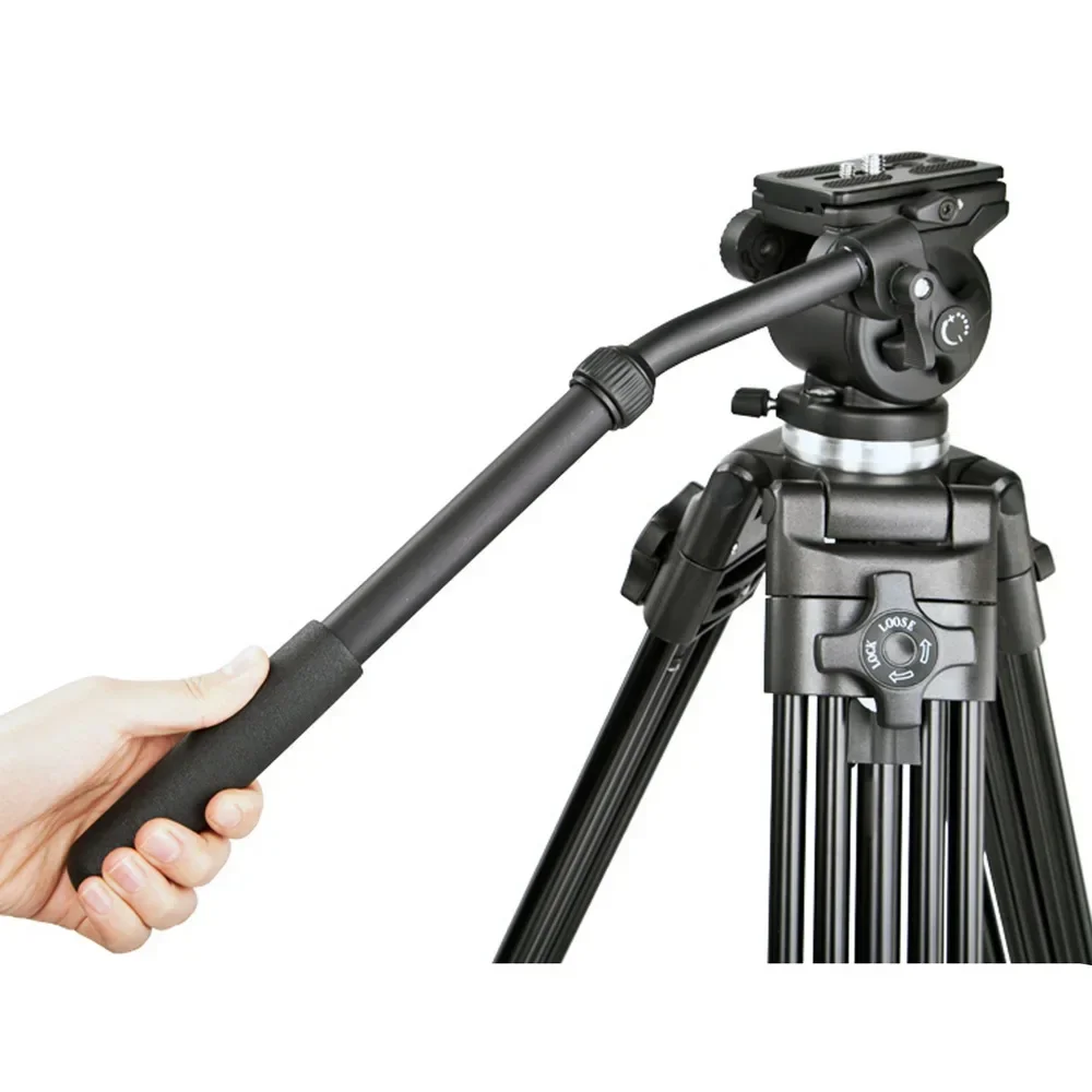 

Weifeng WF-717 1.8m Professional Aluminum Alloy Camera Camcorder Video Tripod with Fluid Hydraulic Head for C N S