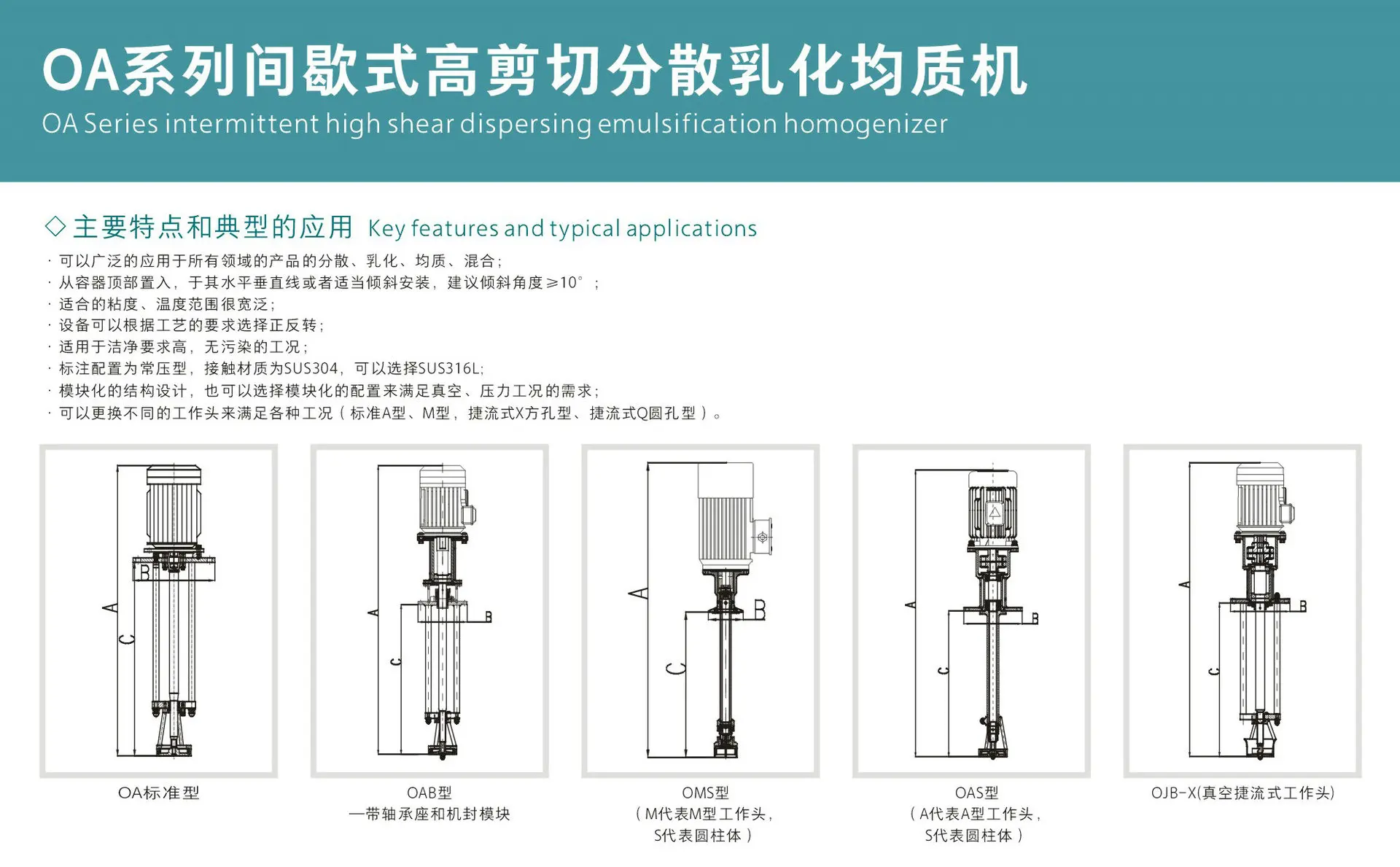 Intermittierender Homogenisator mit hoher Scherung und Dispergungsemulsion, Smart Mute