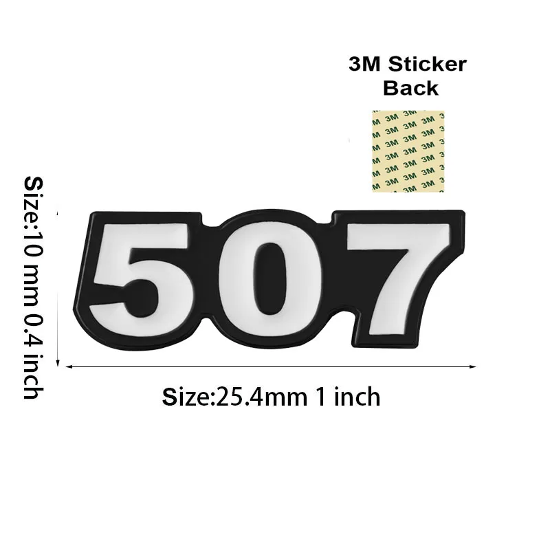 507 Pin de metal con insignia adhesiva de 3M para teléfono móvil