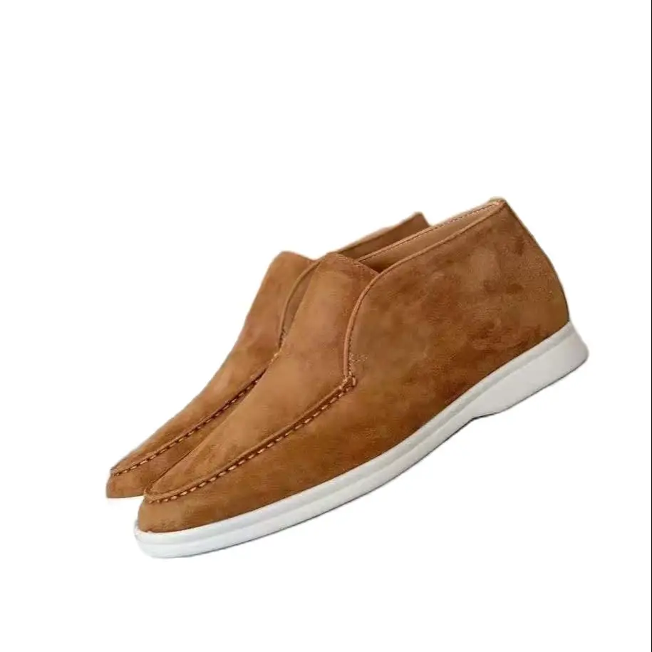 

Fashion Loafer Designer New Spring Autumn Trends Casual Flat Suede Leather Driving Men Comfortable Walking Women Shoes