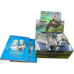 New Genshin impact Card Anime Game TCG Collection Pack Booster Box Rare SSR Surrounding Children Family GiftBirthday gifts