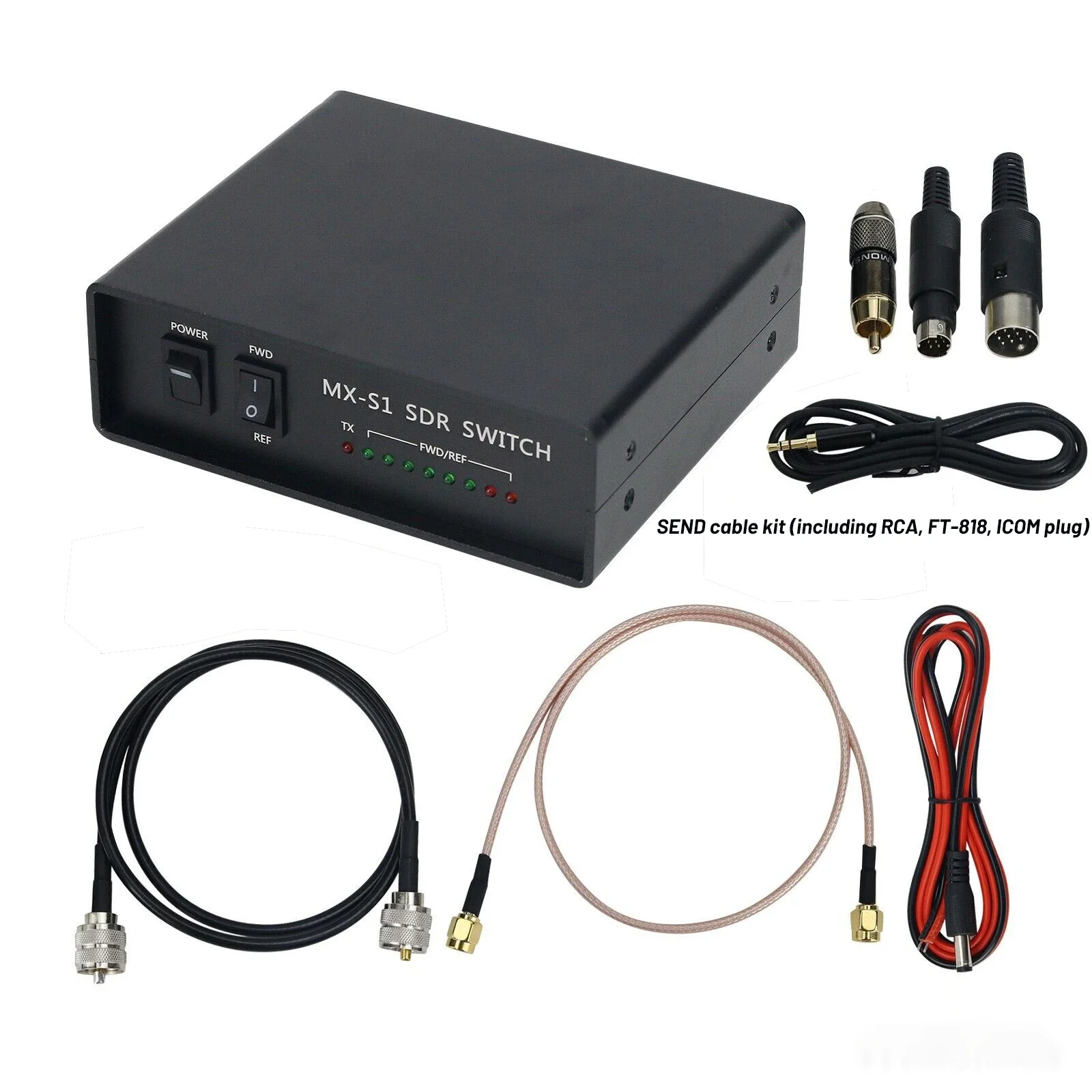 TRX-SDR Switch Add SDR Spectrum To FT-818 IC-7100 IC-7300 K3 100W DC-160MHz