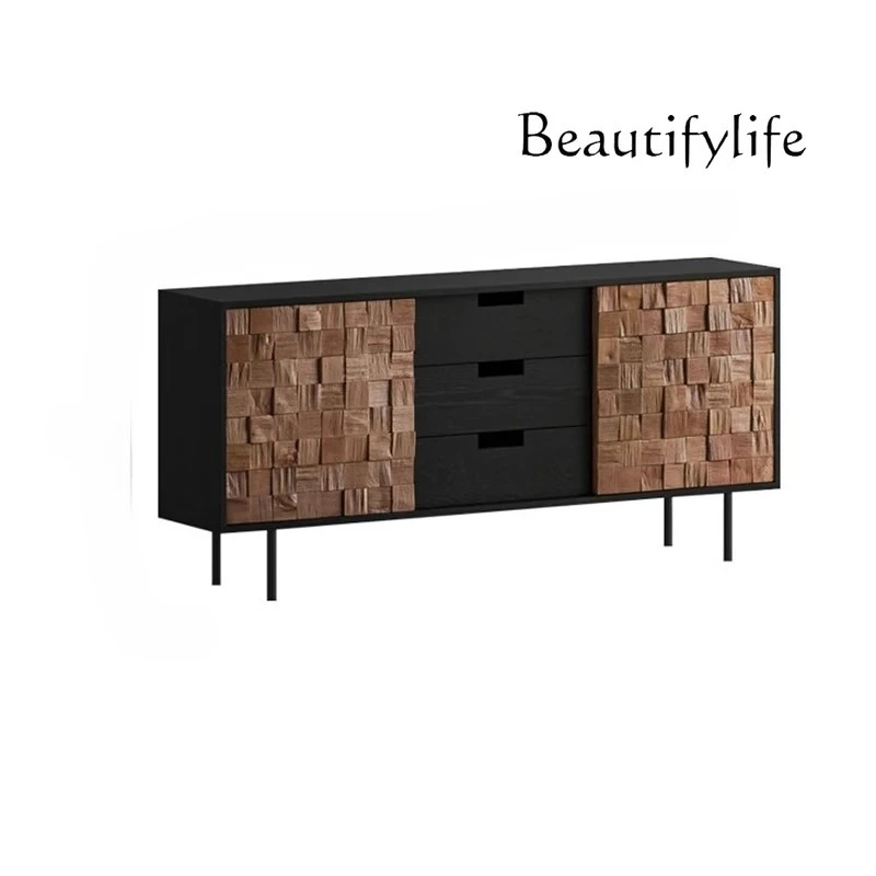 

Beauty Vintage Living Room Cabinet High-end Premium Drawer Storage Living Room Cabinet Organizer Modern Display Cabinet