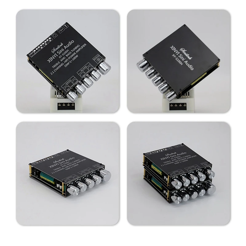 لوح مضخم صوت مضخم صوت HIFI t3116d2 ، بلوتوث ، 50WX2 + paudio W قناة صوت ستيريو USB أمبير