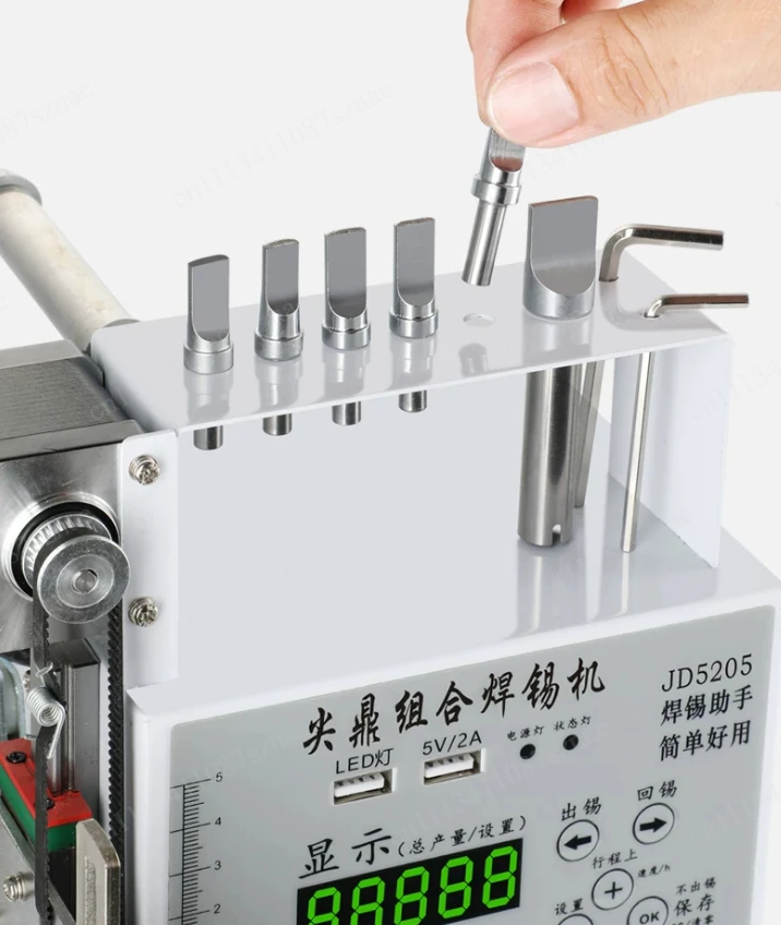 Semi-Auto Soldering Machine for PCB, Switch, LED Strip, Wire, Aviation Plug, Small Welding Equipment for Motor & Beads