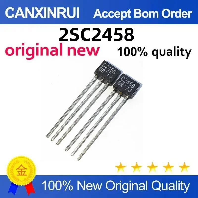 (5-100 pieces) Brand new 2SC2458-GR 2SC2458 direct insertion TO-92S audio amplifier transistor spot chip IC