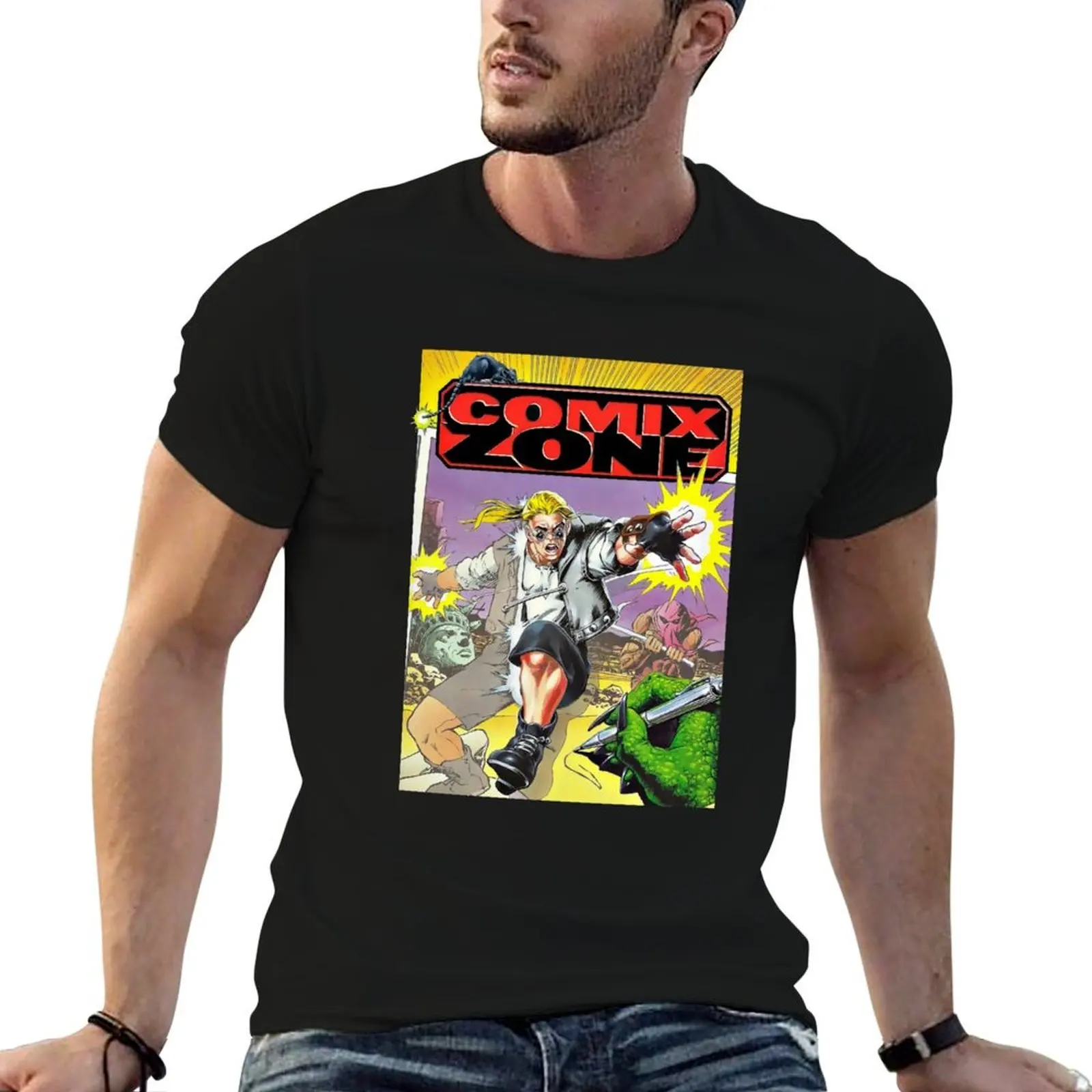 

Comix Zone T-Shirt cotton t shirt pack graphic t shirts for man cotton t shirts man 100% T-shirt
