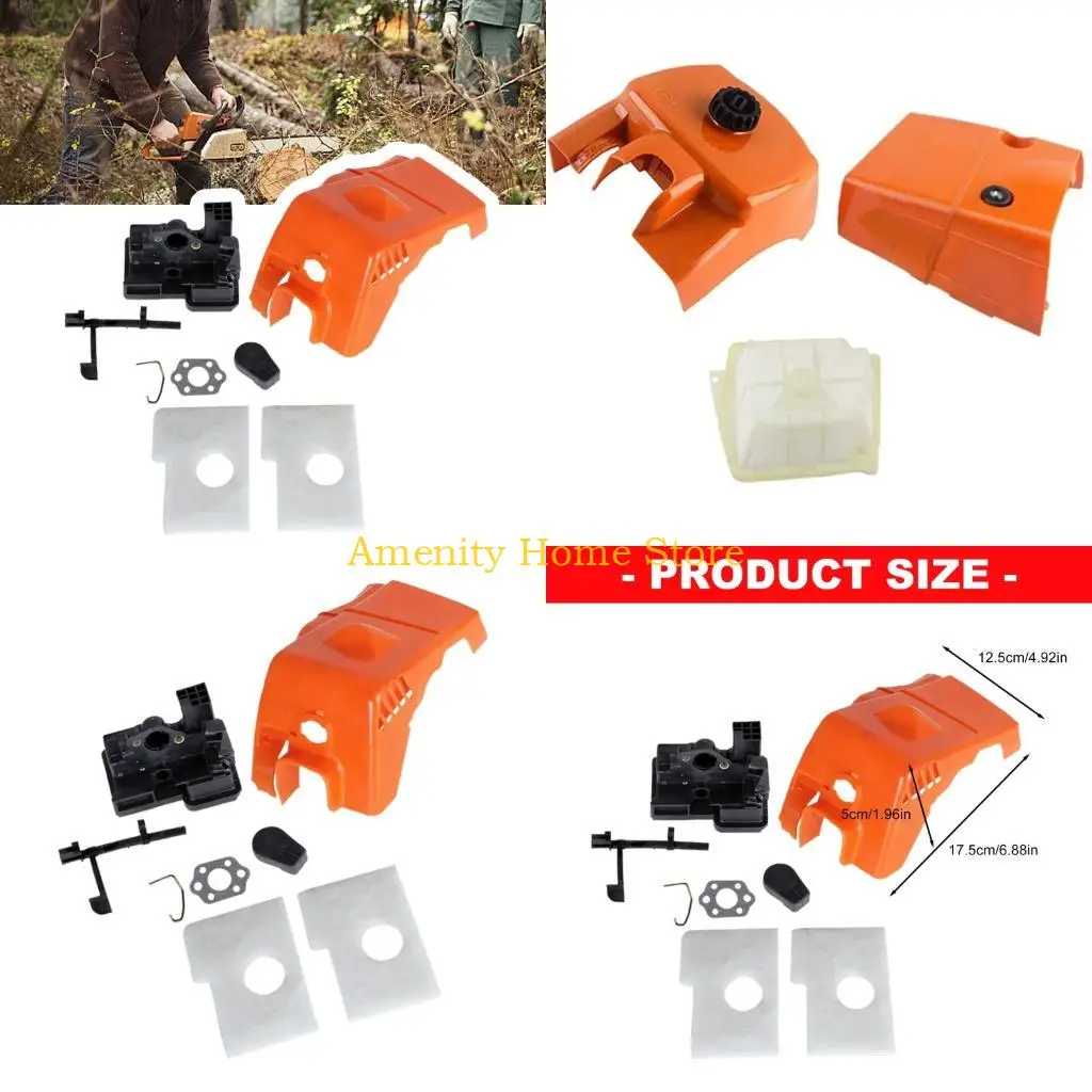 

F26C 11301404709 Chainsaw Air Filter And Vibration Reducer For 017 018 MS170 MS180 Extended Tool
