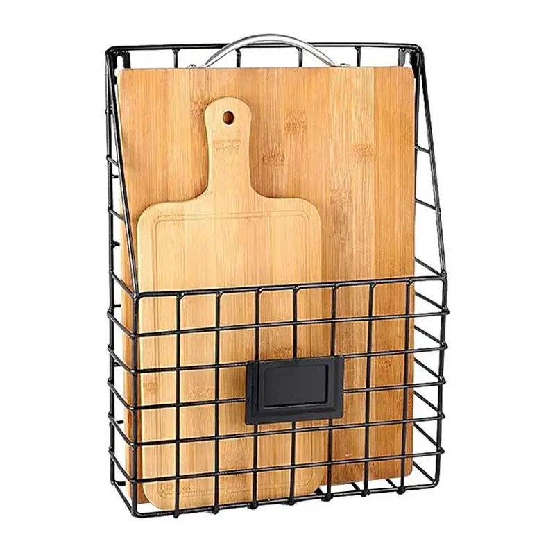 

Wall Paper Organizer Holder Paper Holder for Wall Display Metal Shelf Basket Display Modern Decor for Home Office Entryway