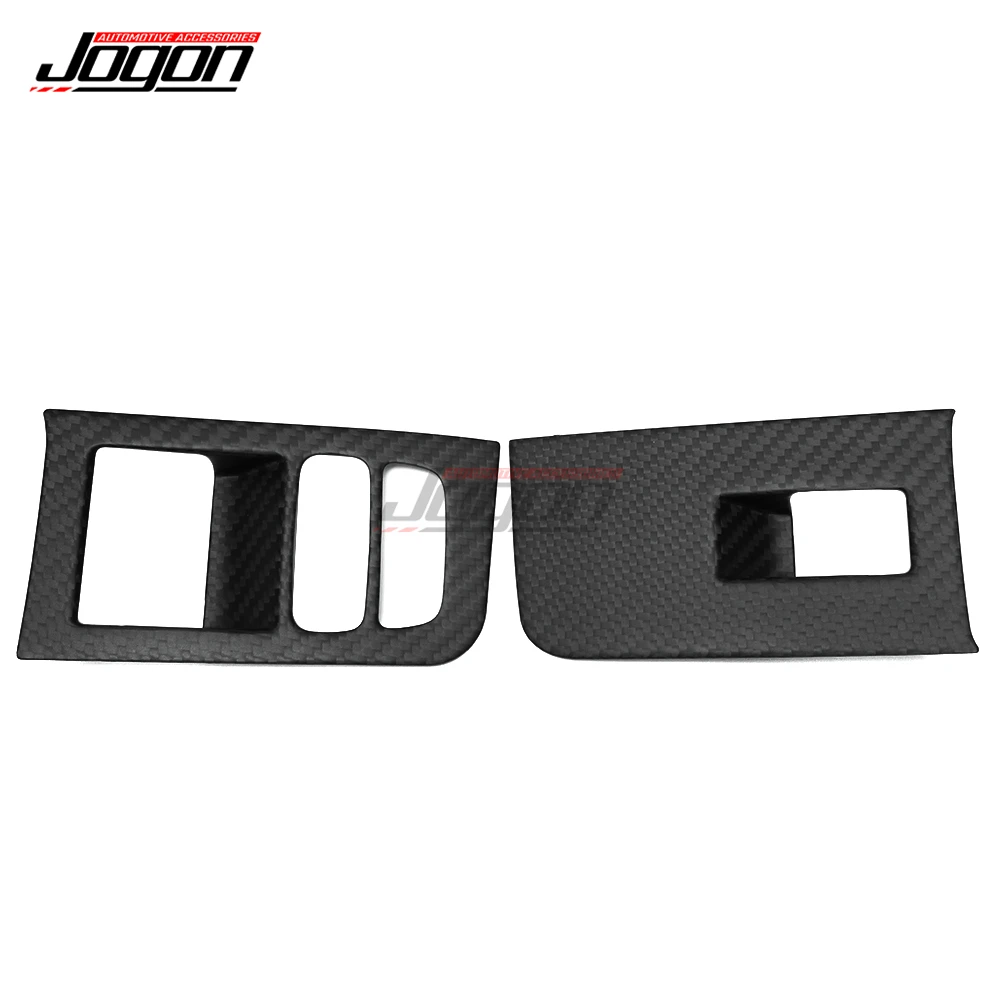 For Lotus Emira V6 GT4 2022 2023 2024 Carbon Fiber Car Interior Window Lift Switch Button Panel Cover Trim Accessories