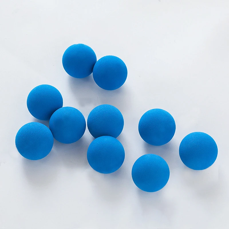 Palline rotonde da 36 pezzi per giocattoli da tiro con anatra bambini blaster in schiuma proiettile morbido di sicurezza alimentato ad aria, colori assortiti, 2.8cm