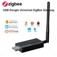 Zigbee 3,0 USB Dongle Plus Universal Zigbee inalámbrico Hub de enlace compatible con asistente de hogar Zigbee2MQTT Raspbian Ubuntu MacOS