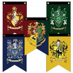 30*50cm Harries Academy School Banner Flag Potters Party Supplies Decoration Hanging Painting Figure Toys Gift for Children