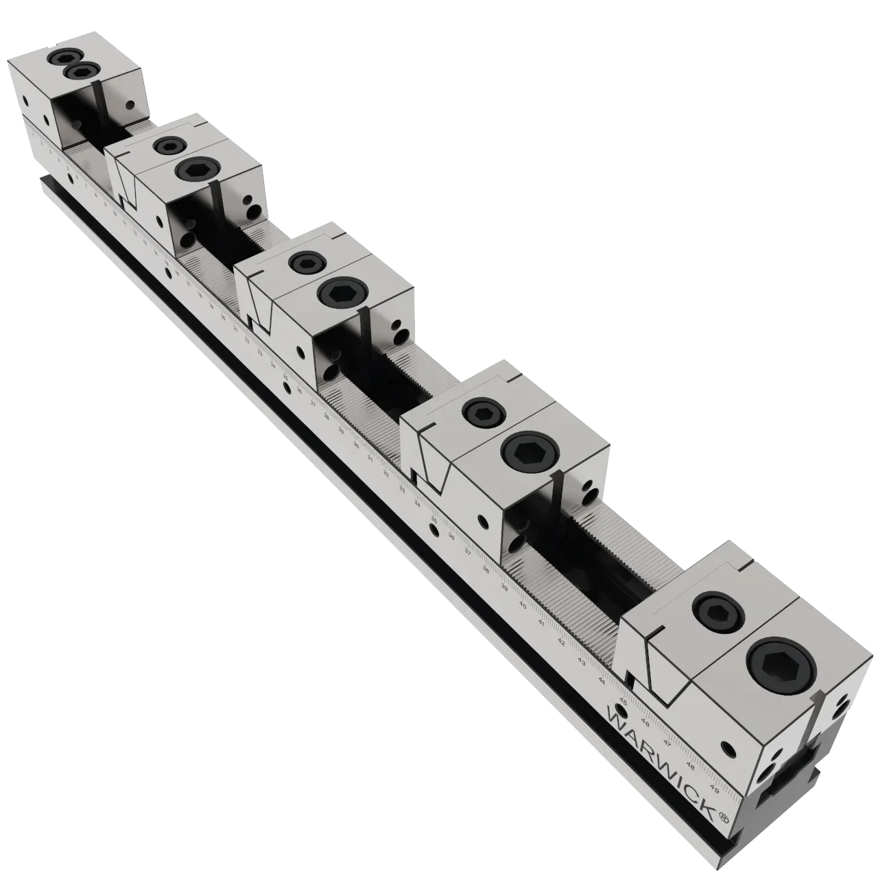 

KSD50-500-4FD Cheap Precision Versatile Multi Clamping Adjustable Multiple Line up Vise Rail System for Cnc Machine