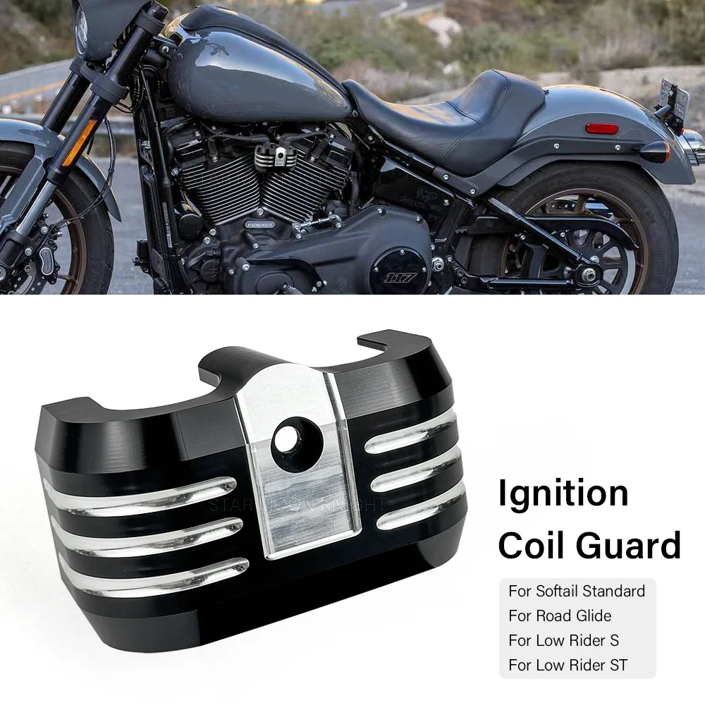 

Ignition Coil Protector For Road Glide Low Rider S Low Rider ST Softail Standard Motorcycle Accessories Transformer Coil Guard