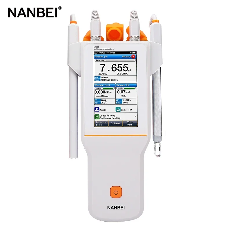 Lab drinking water testing equipment rapid test kit digital multi parameter water quality analyzer meter