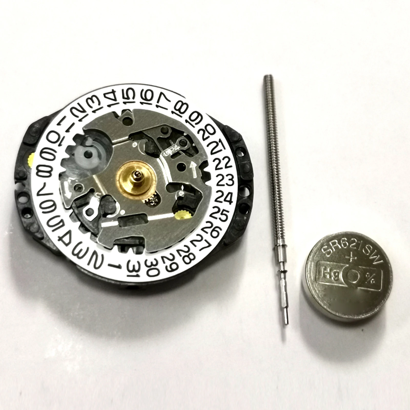 الدقة تقويم واحد 3 الأيدي ساعة كوارتز تاريخ الحركة @ 3 بما في ذلك البطارية لقطع غيار حركة VX82 VX82E اليابانية