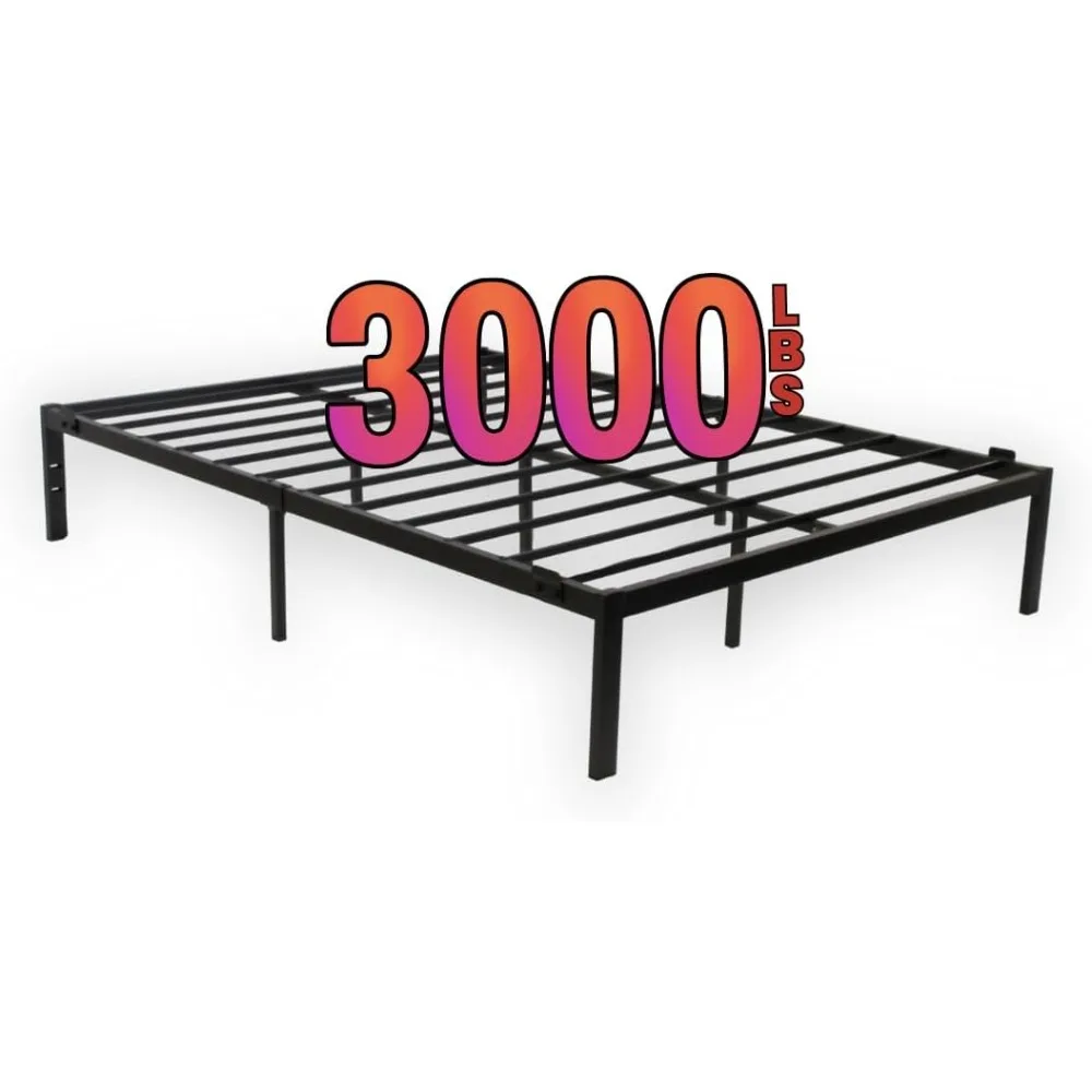 

Golden Gate Beds Queen Metal Bed Frame - Heavy Duty Queen Size Metal Frame, No Box Spring Needed, Easy Assembly, Durable Industr