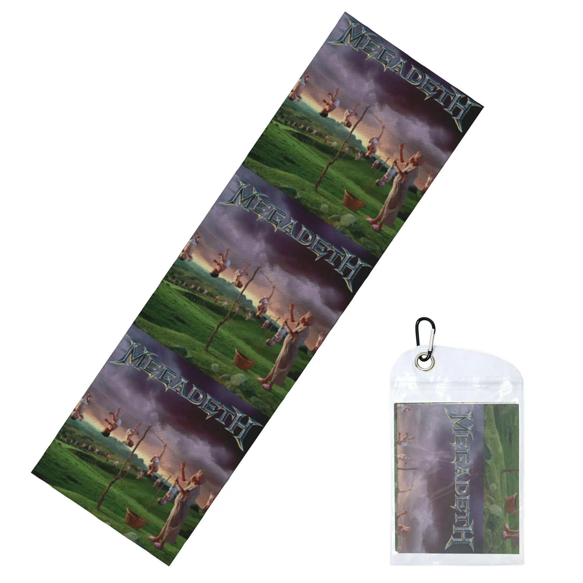 Megadeths Rock Band Cold Exercise Towel Heavy Metal Band Yoga And Fitness Running Activities Travelling Swimming Camping Towels