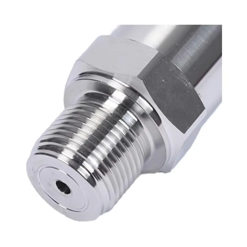 Submersible Stainless Steel Pressure Transmitter IP68 Waterproof Cable Outlet Type Underwater Thread Side Mounting Liquid Level