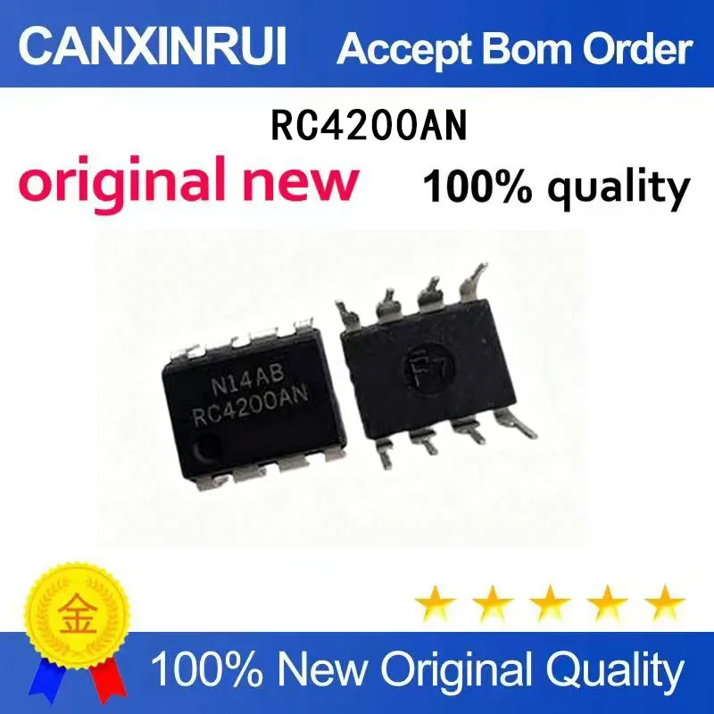 

(5-100 Pieces) Brand new original RC4200AN 4200AN DIP-8 spot chip IC