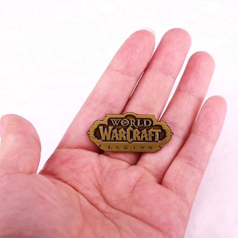 World of Warcrafts Legion Enamel Pin Game Badge Retro Brooch Jewelry Backpack Decorate