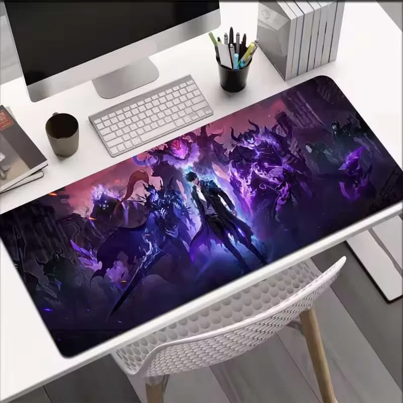 

Korean Anime Solo Leveling Mouse Pad Oversize Offices Accessories Non-Slip Offices Pc Desktop Mat Programmer Mousepad Cool Y2K