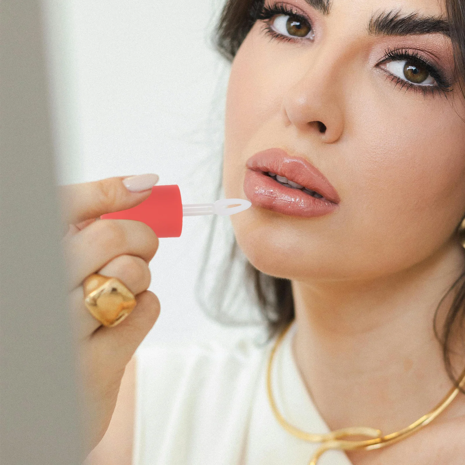 10 個のリップグロスチューブ 4.5 ミリリットル詰め替え可能な空の容器 DIY リップクリームボトル旅行漏れ防止ポータブル