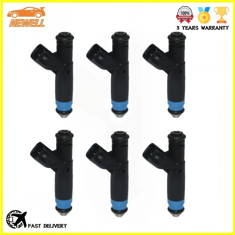 

6pcs 1L5E-C4B 1L5E-C4A Fuel injector For 01-08 Ford Ranger Mazda B3000 3.0L V6 1L5EC4B 1L5EC4A 1L5E-9F593-C4B 1L5E-9F593-C4A