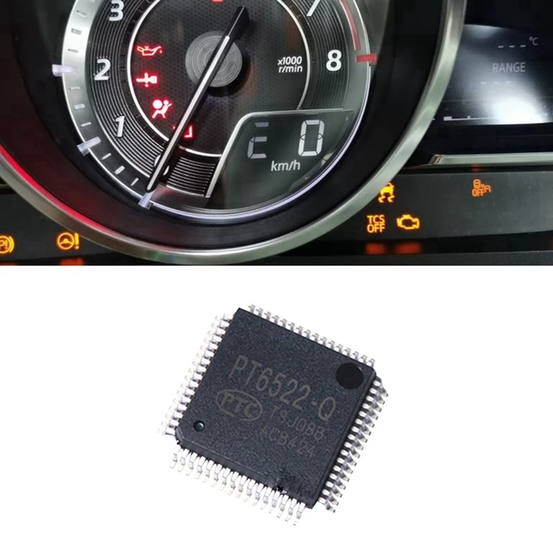 3X PT6522-Q Auto IC Chip Power Module Speedometer Black Screen Repair Chip For Mazda 2 3 6 CX5 CX-5 CX30 CX-30