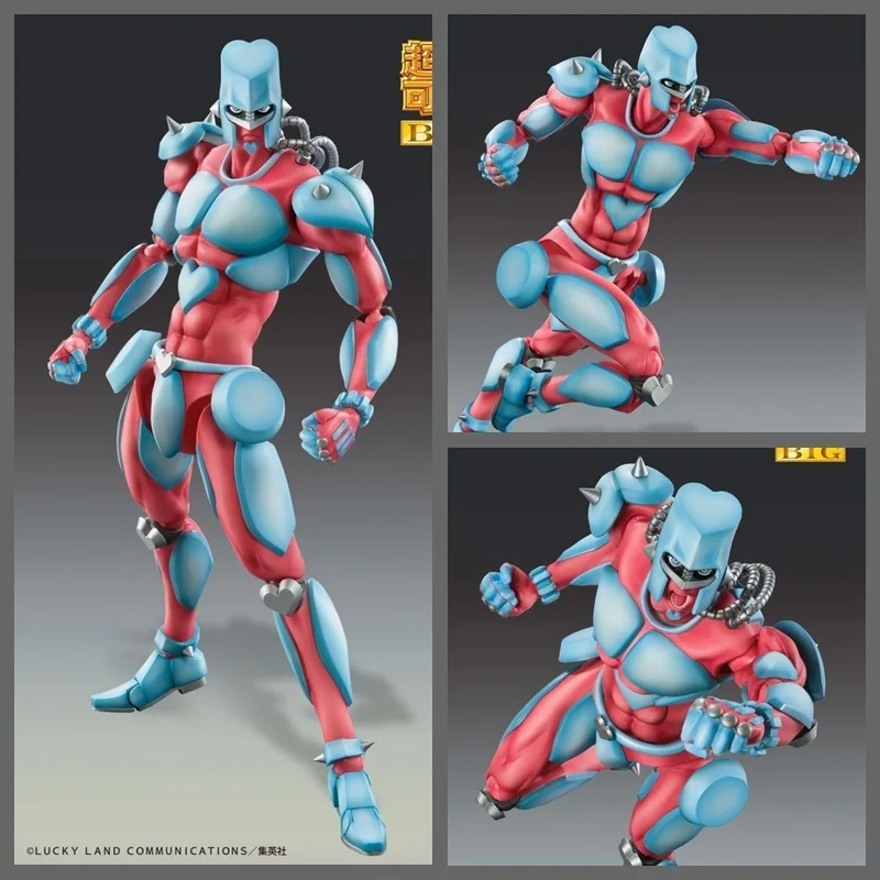 

Lucky Land Big Super Action Statue Crazy Diamond Jojo Bizarre Adventure Large Articulated Action Figure Boxed Collectible Model