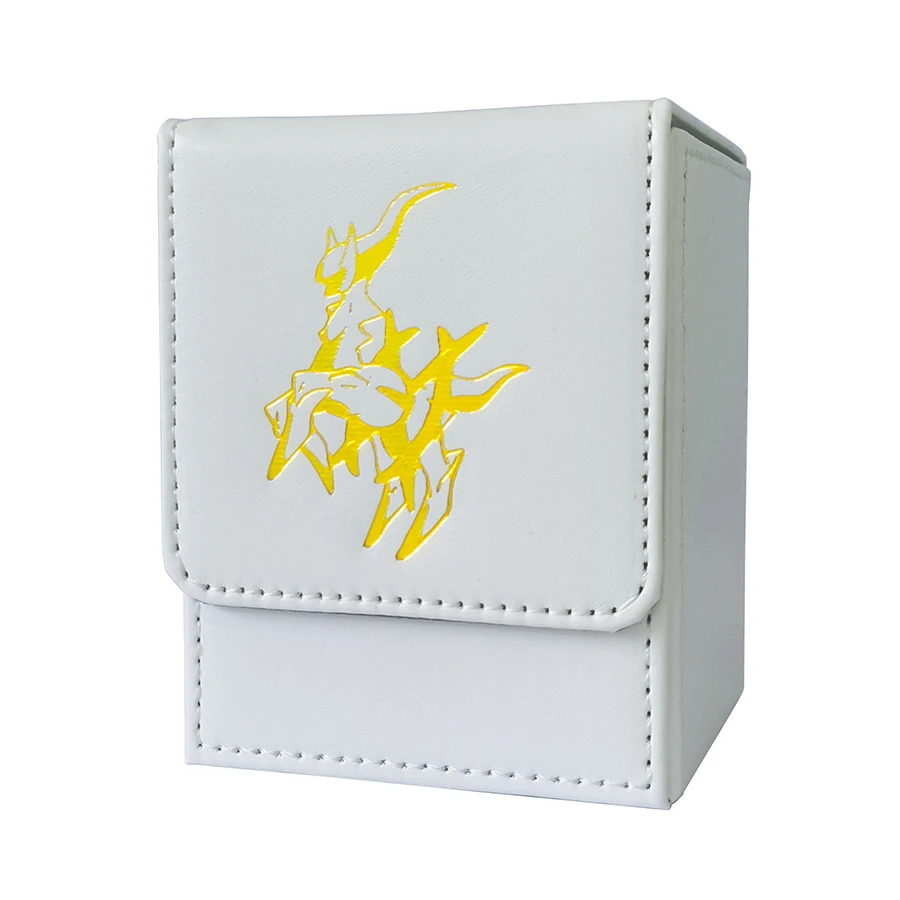 New Cartoon Bulbasaur Pokemon Arceus Card Storage Box Pu Leather Ptcg Wartortle Collection Card Box Can Hold 100+ Cards Gift Toy