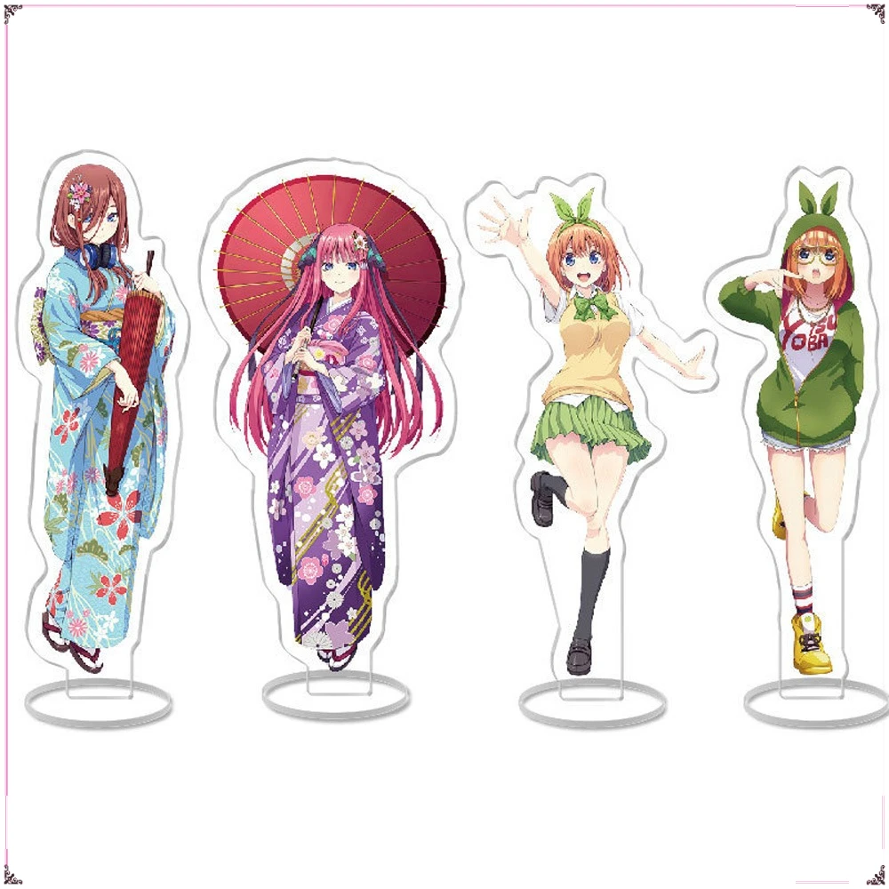 

The Quintessential Quintuplets Anime Peripheral Double Sided Acrylic Stand Figure Desktop Decorative Ornaments Boys Girls Gifts