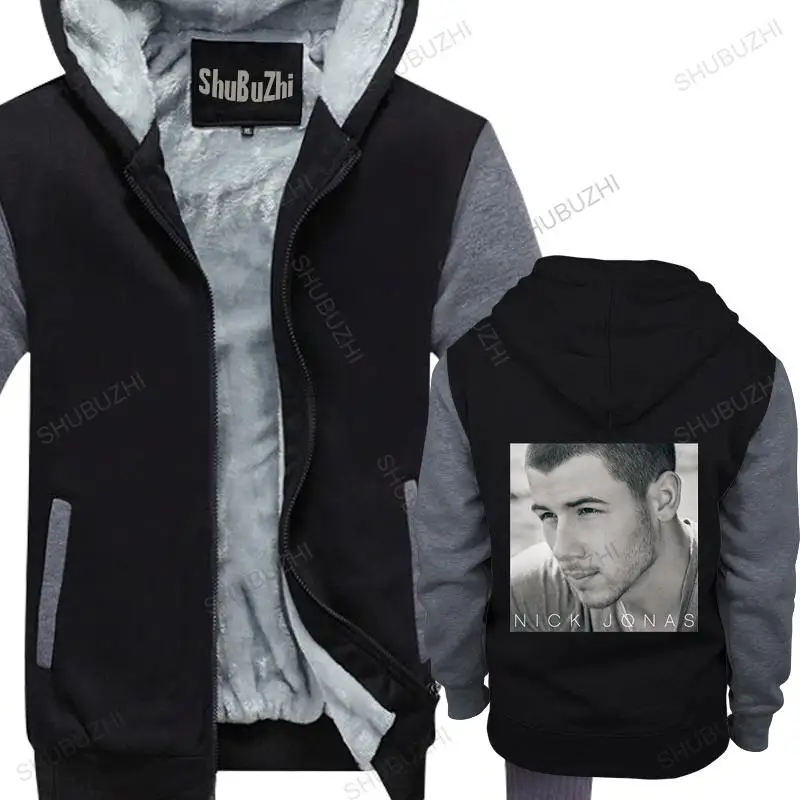 

Men thick hoodies pullover DeniseJPeterson Ms Nick Jonas youth Girl hoodie Hip hop Blouse Dew Navel warm hoody homme bigger size