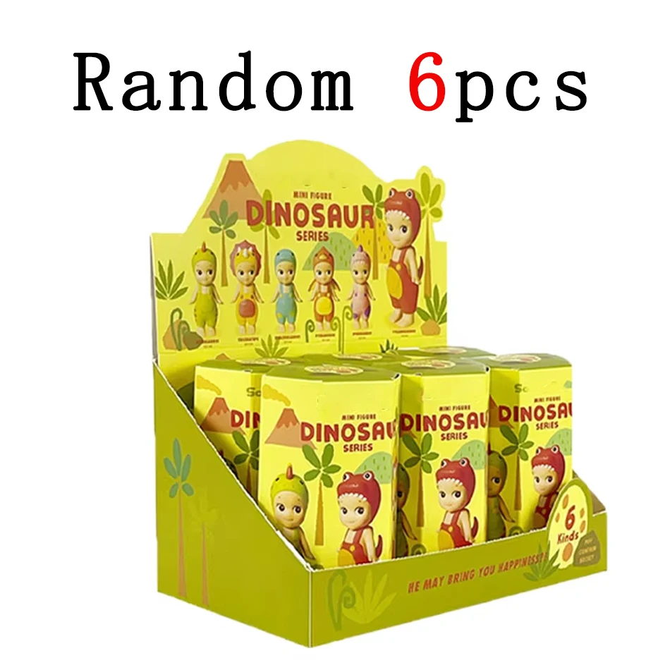 Hochwertige Dinosaurier- und Süßigkeiten-Serie, niedliche Cartoon-Puppe, Mini-Mystery-Box, Sammelfigur, Anime-Figur, Autodekoration, Geburtstagsgeschenk – Detail 1
