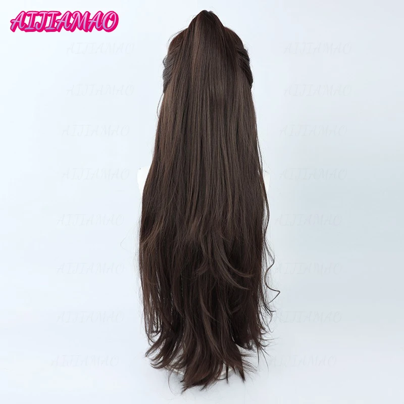 100cm Long Dazai Osamu Cosplay Wig Anime  Dazai Osamu Female Heat Resistant Synthetic Hair Woman Wigs + Wig Cap