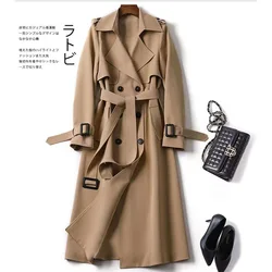 Winter Long Sleeve Trench Coat For Women 2024 Fashion Loose Office Lady New In Outerwears Jacket Coats Female Clothing Autumn
