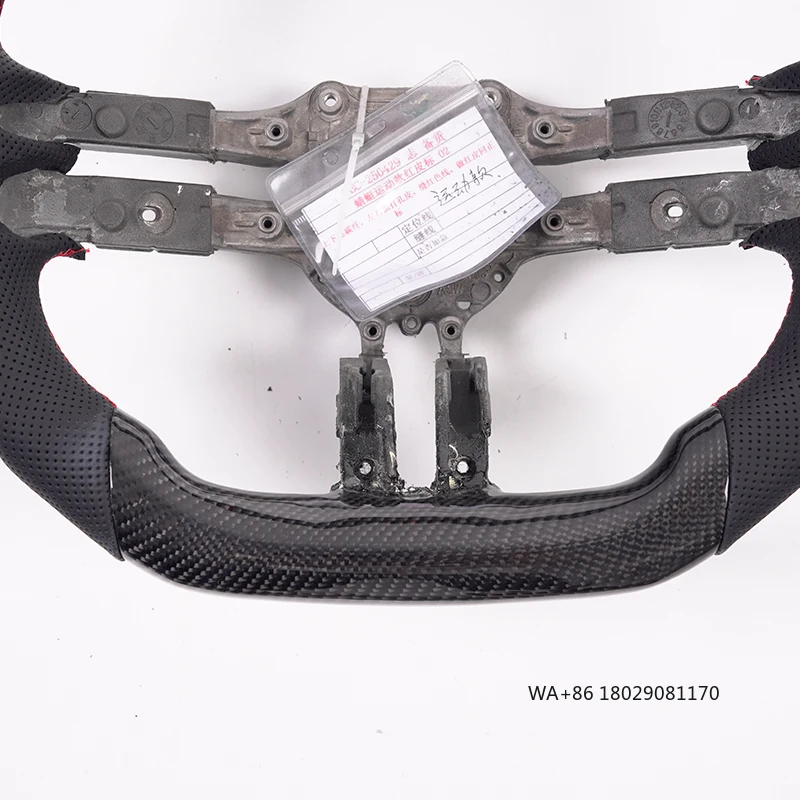 ل- | هيكل عظمي توجيه كربوني عالي اللمعان W204 W205 W213 C117 CLA CLS C257 #3