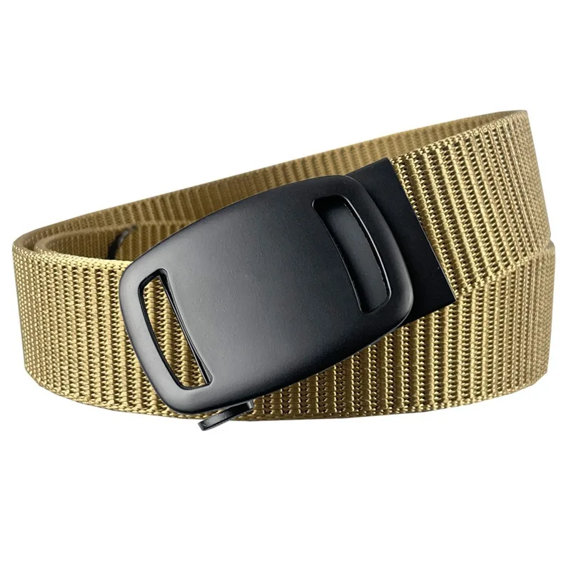 Automatic Buckle Nylon Belt Male Army Tactical Belt Mens Casual Canvas Pants Belts For High Quality Women Strap New