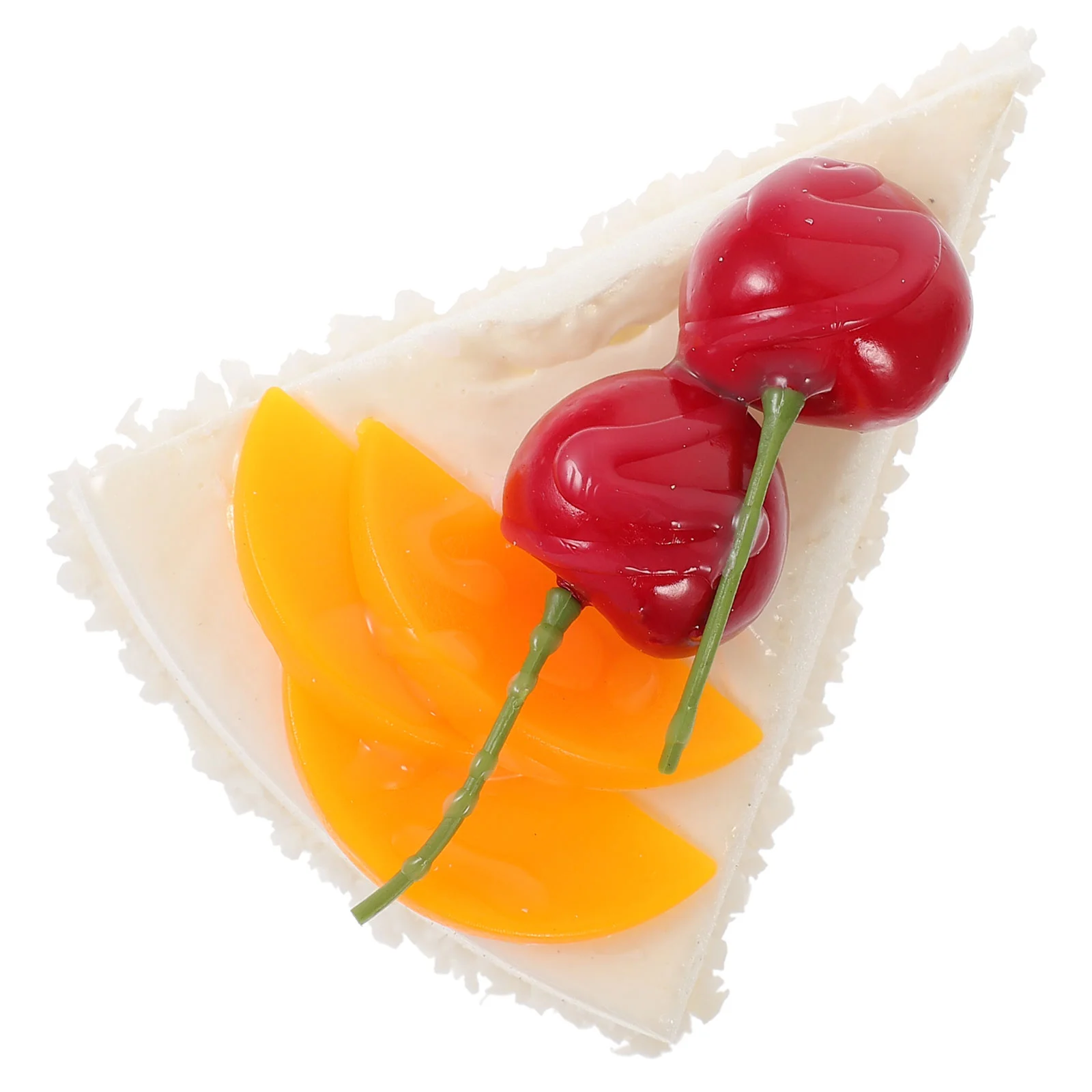 2pcs Montessori Lifelike Shop Props Artificial Dessert Decor Cake Decoration Cake Dessert Model Photo Prop for Kids