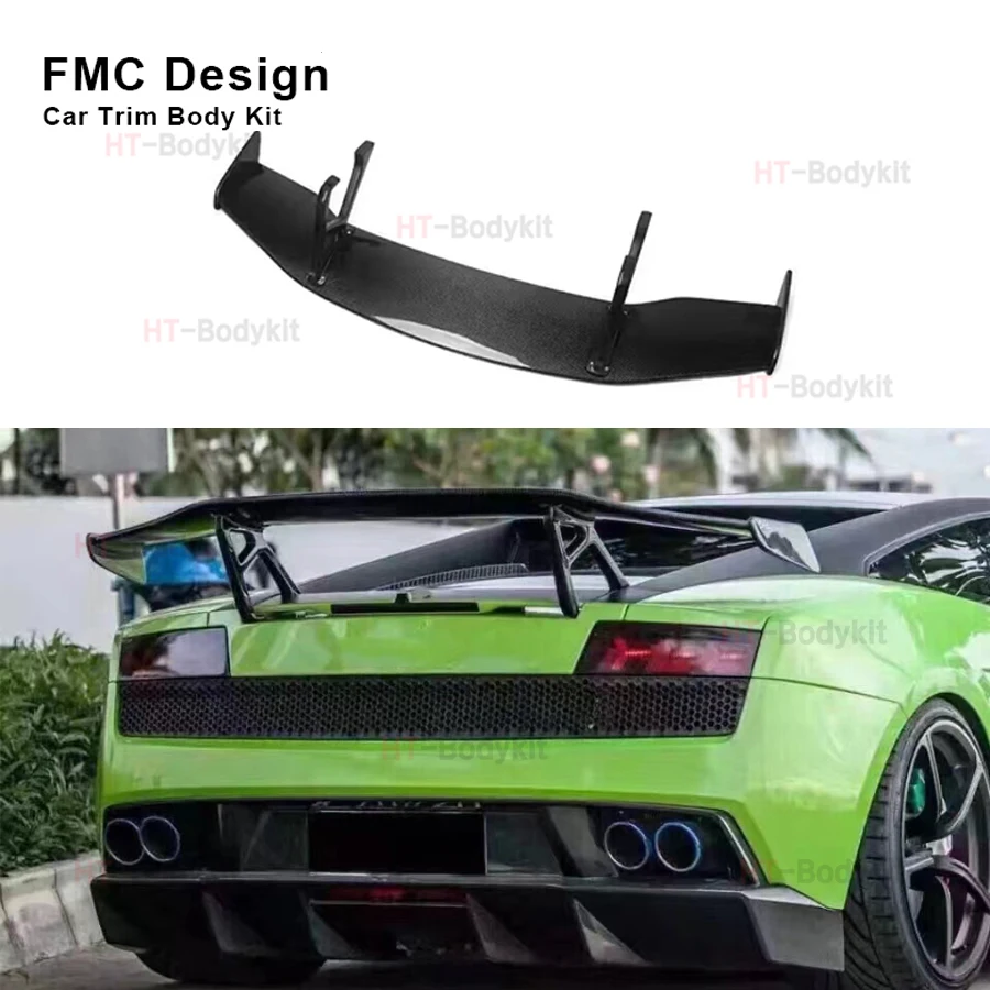 For Lamborghini Gallardo LP550 LP550 LP560 2004-2013 Rear Trunk Spoiler Carbon Fiber Upgrade Body kit Car Accessories