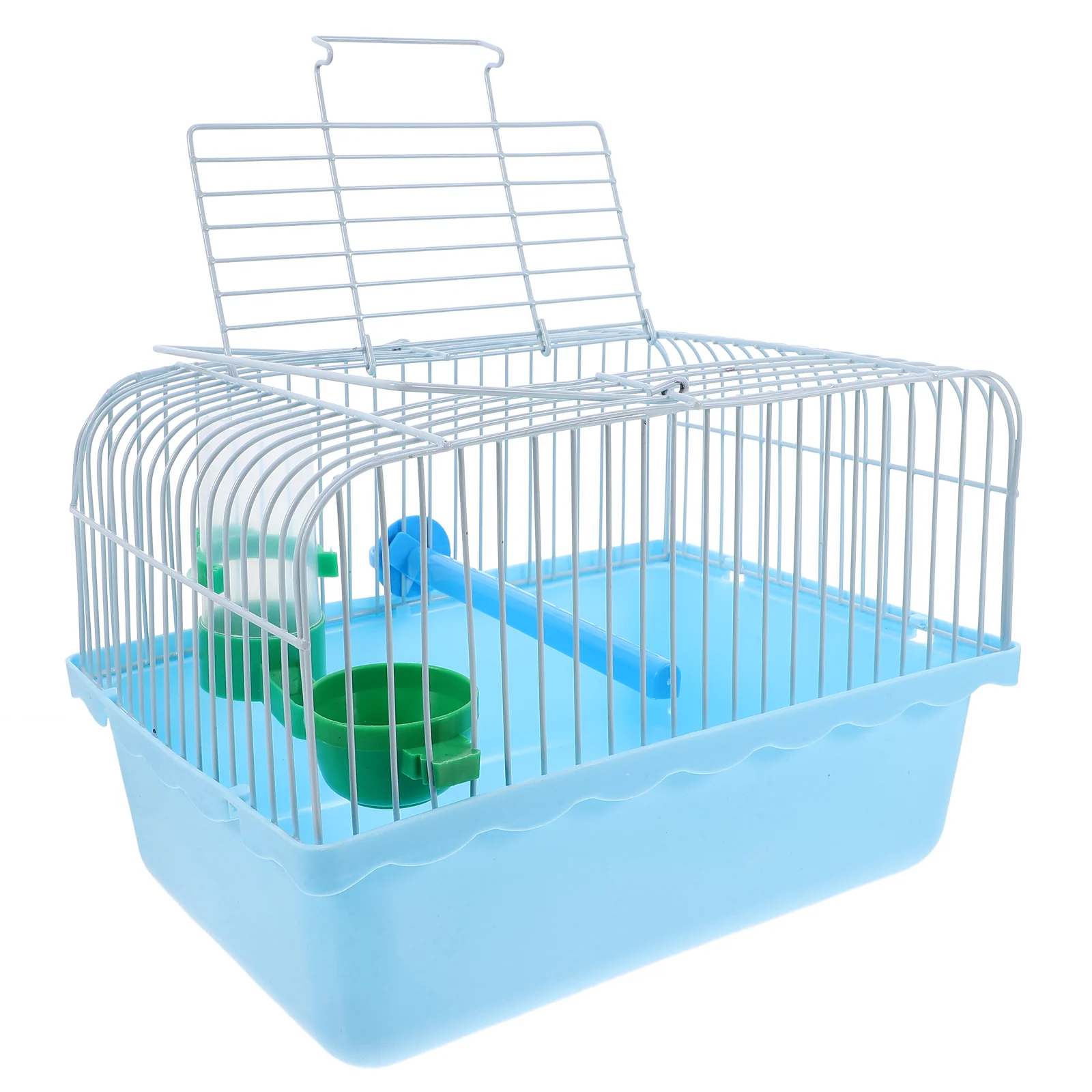 Multi-use Bird Carrier for Parakeets Portable Birdcage with Stand Food Water Accessories Sturdy Parrot Cage Bird Carrying Cage