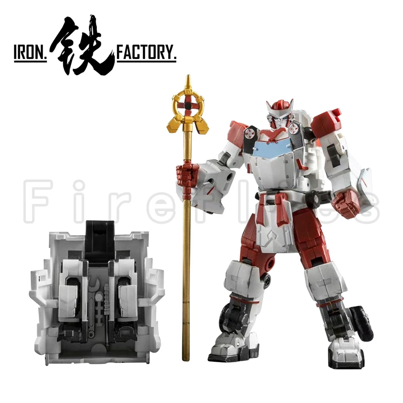 9.2cm Iron Factory Transformation Action Figure Iron Samurai Series IF-EX 57 Sekijyujiin Anime Model Toy Gift Free Shipping