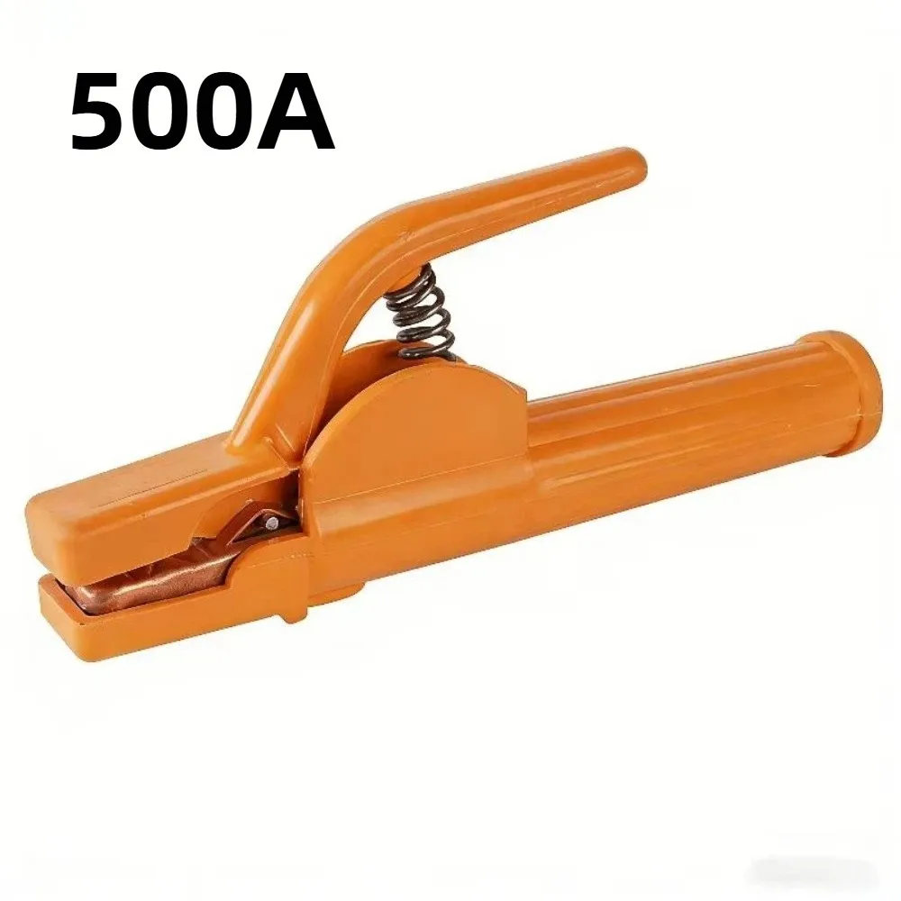 Heat Resistant Welding Tongs Heavy Duty Insulated Handle Welding Electrode Holder Labor-Saving Design Ergonomic