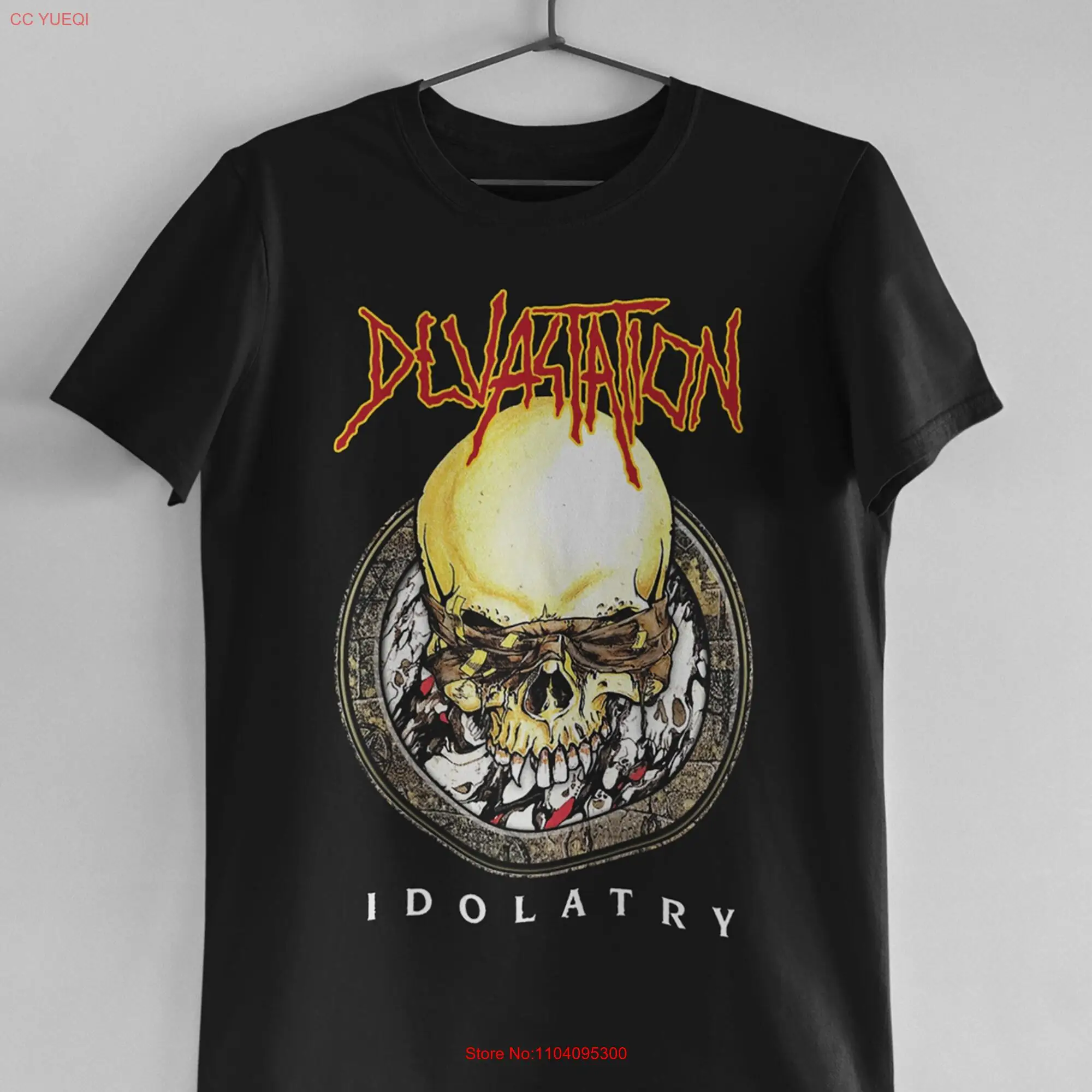 Devastation T Shirt Idolatry Thrash Metal Death Morbid Saint Dark Angel Sadus Exhorder Demolition Hammer Solstice